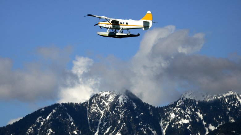 A plane over Alaska