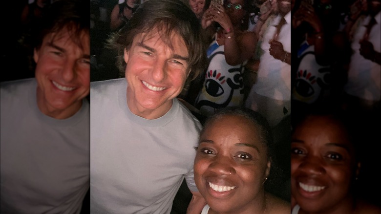 Tom Cruise with fan