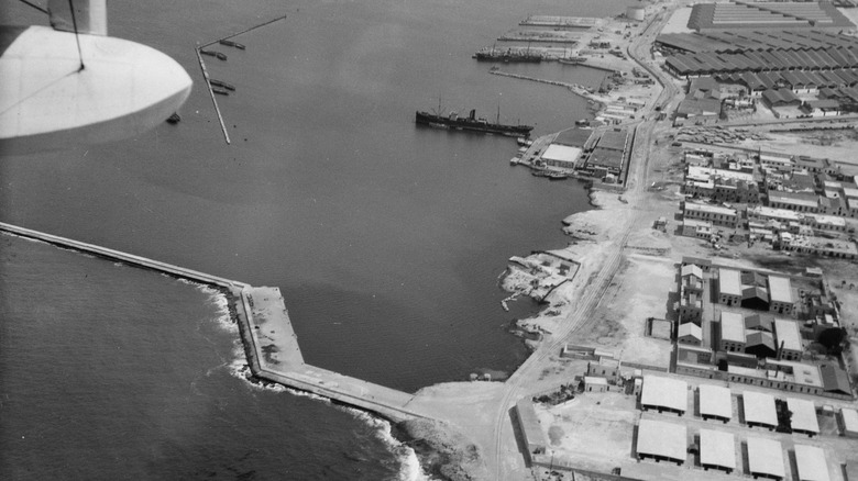 Alexandria Harbor during World War II