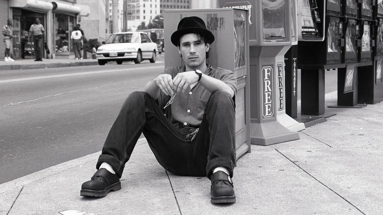 Jeff Buckley sitting