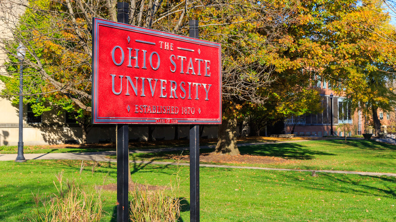 ohio state university sign