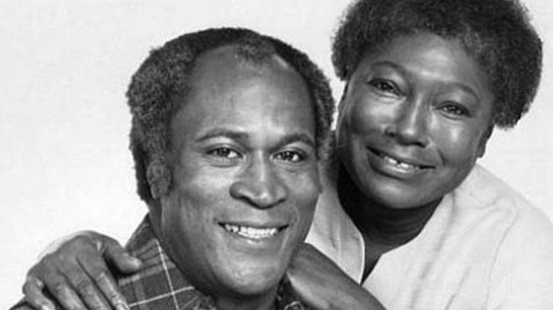 John Amos And Esther Rolle posing