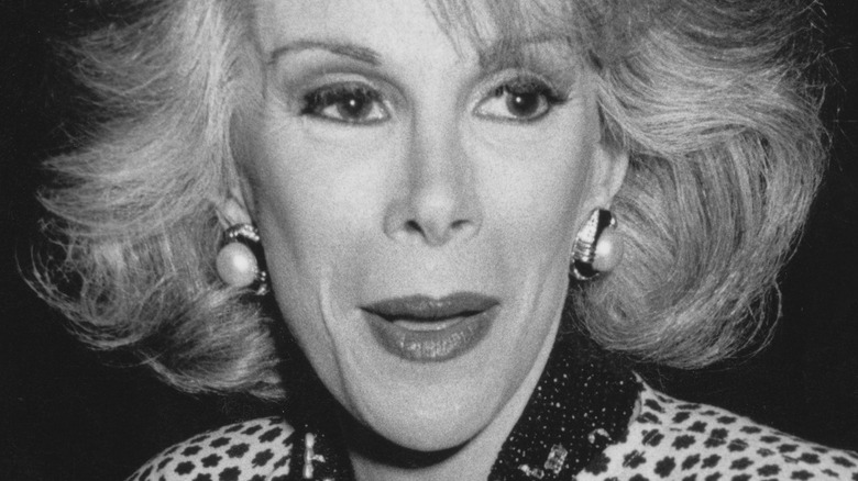 Joan Rivers big earrings