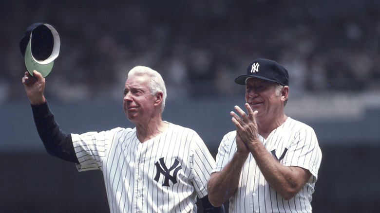 DiMAggio and Mantle, late 1980s