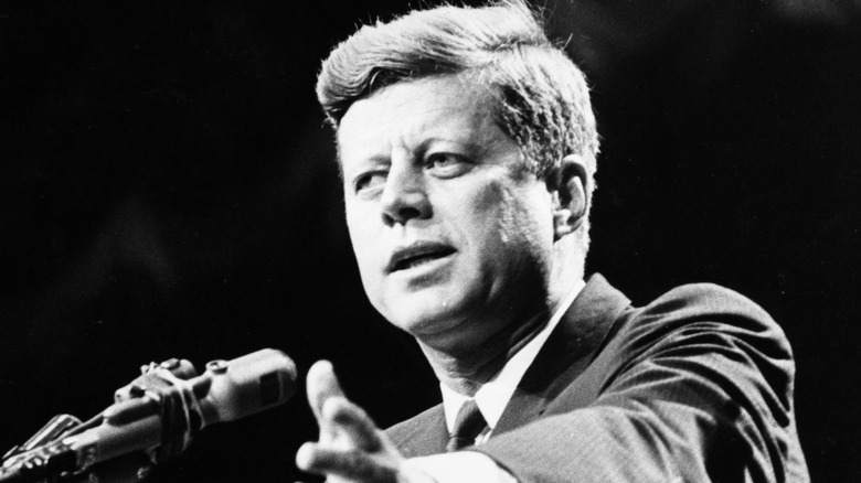 John F. Kennedy speaking