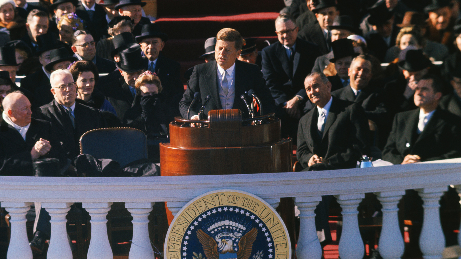 John F. Kennedy's Podium Caught Fire On Inauguration Day. Here's Why