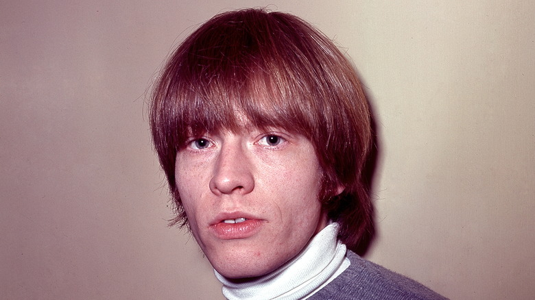 Brian Jones in a turtle neck