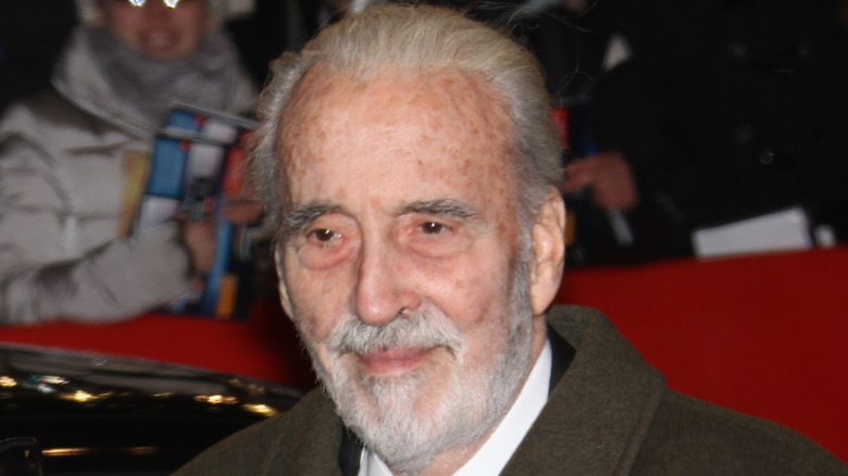 The late Sir Christopher Lee