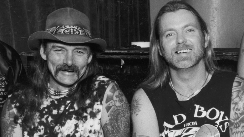 Dickey Betts and Gregg Allman smiling