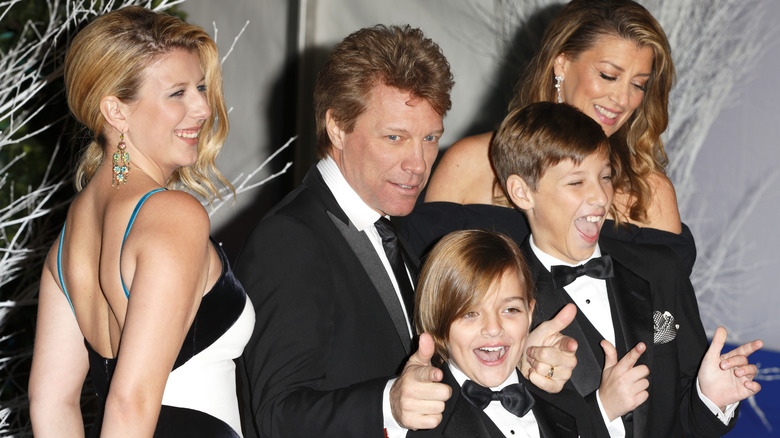 Jon Bon Jovi family red carpet