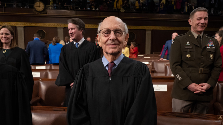 Stephen Breyer in Justice robe