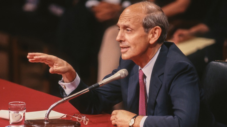 Justice Breyer at his 1994 confirmation 