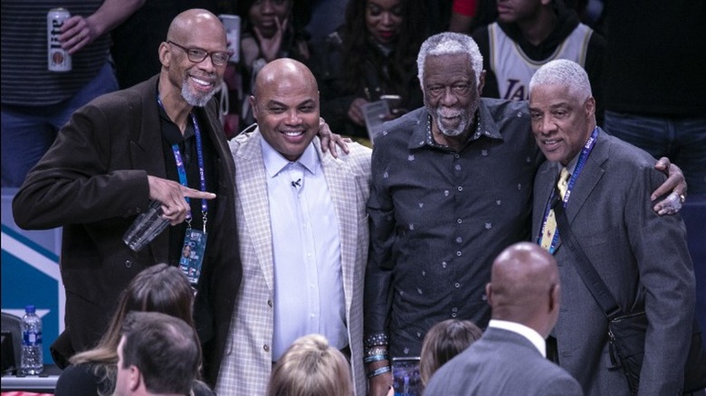 Kareem Abdul-Jabbar, Charles Barkley, Bill Russell, Julius Erving