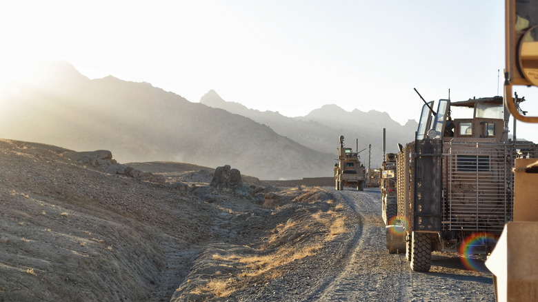 Convoy in Afghanistan