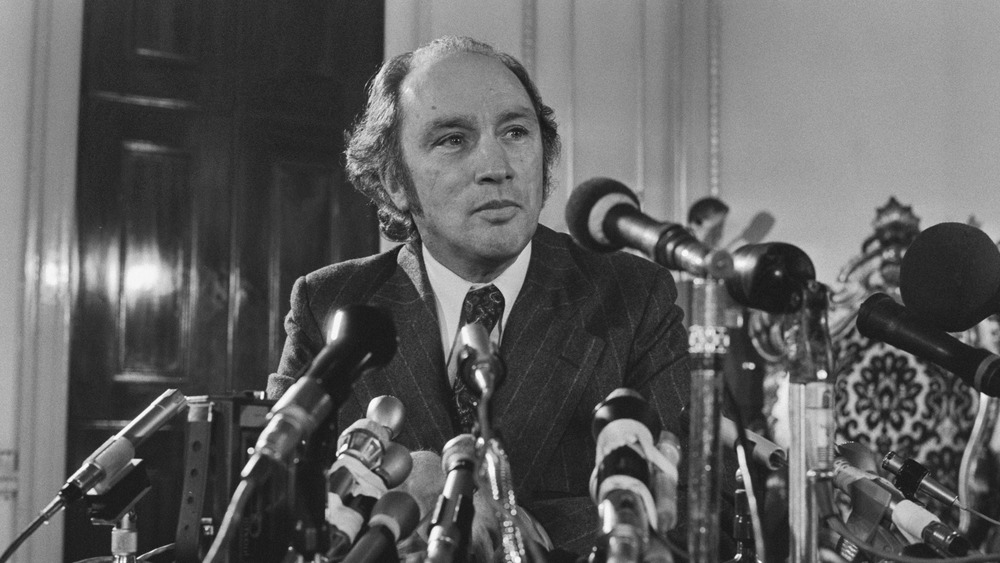 Prime Minister Pierre Trudeau