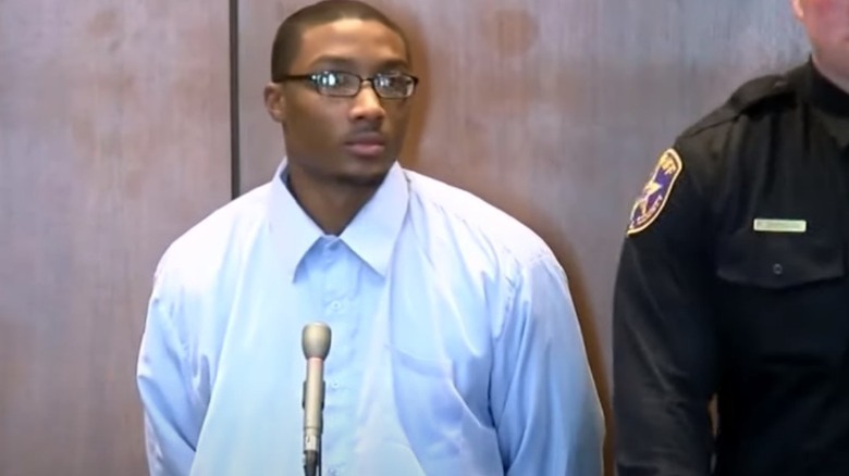 Kahlil Wheeler-Weaver at mic in court