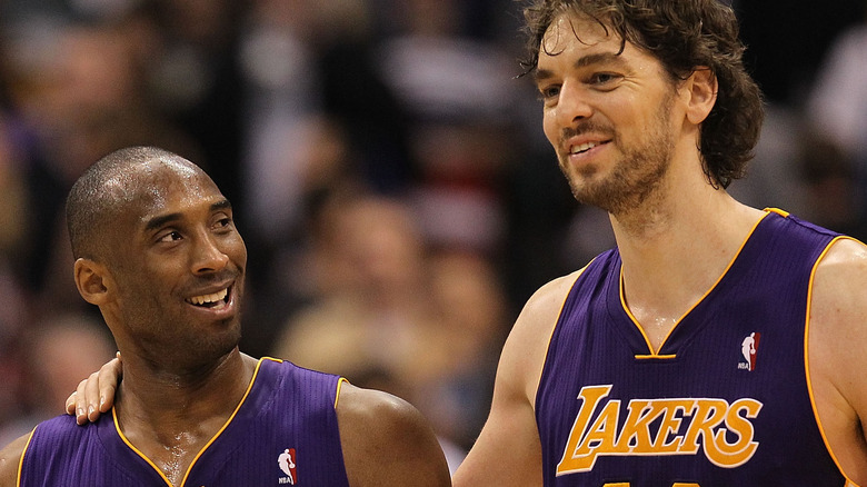 Pau Gasol and Kobe Bryant