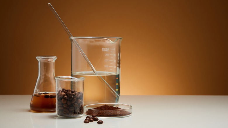 Coffee and lab equipment