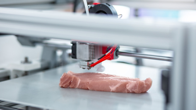 3D printer makes steak