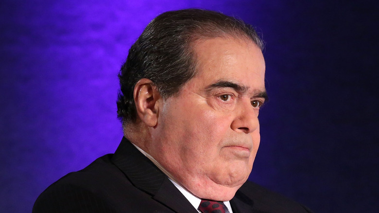 Antonin Scalia looking serious