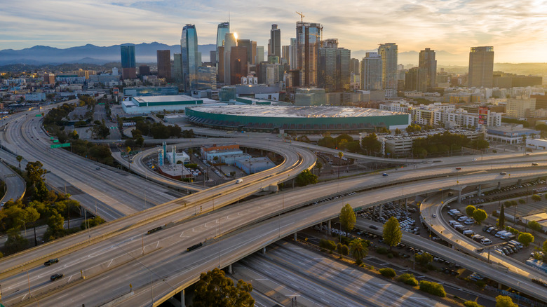 Los Angeles freeway system 