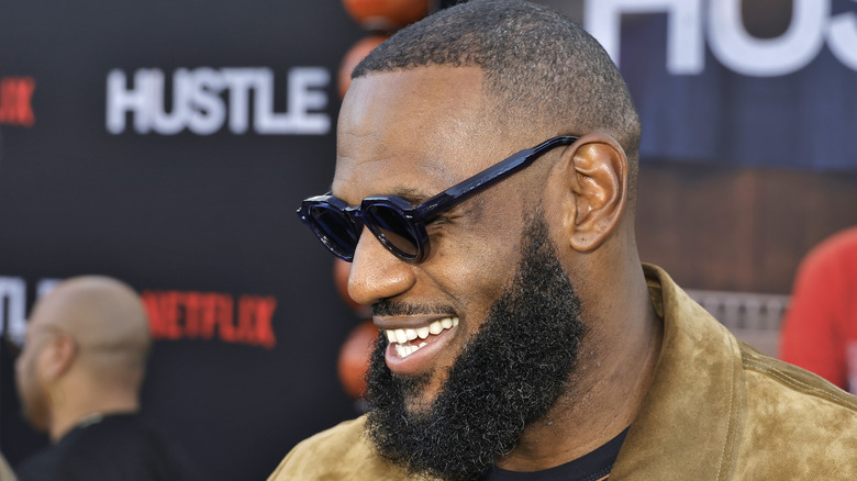 LeBron James in sunglasses