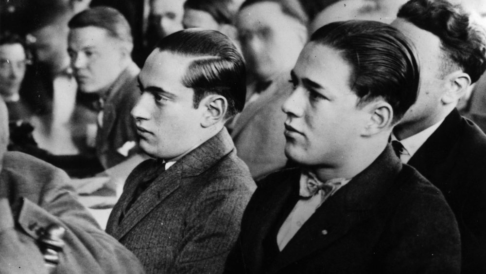 Leopold and Loeb at their sentencing