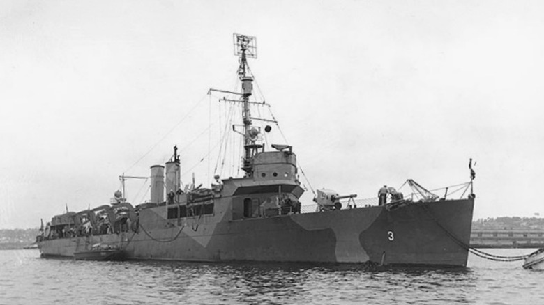 USS Gregory in port