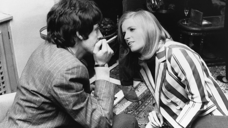 Linda meeting Paul McCartney