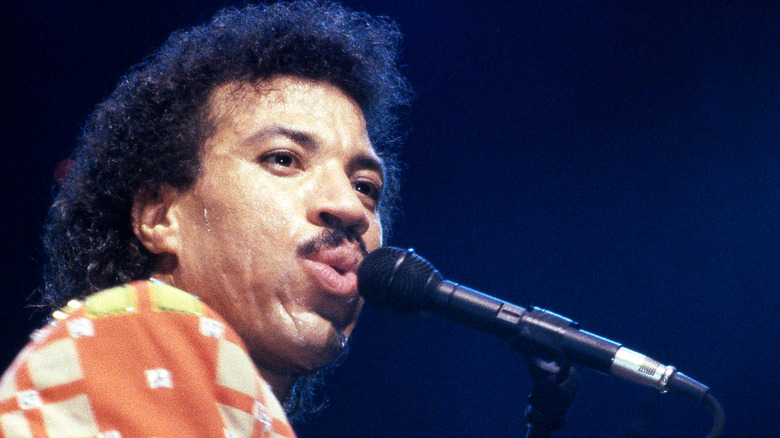 Lionel Richie performs on stage