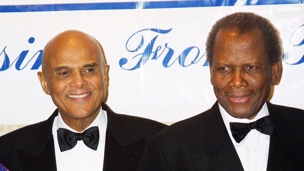 Sidney Poitier (right) Harry Belafonte (left)