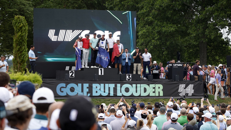 LIV Golf Invitational crowd