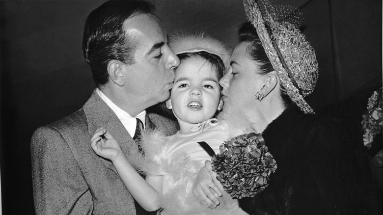 Liza Minnelli with parents