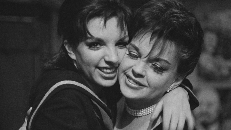 Liza Minnelli and Judy Garland