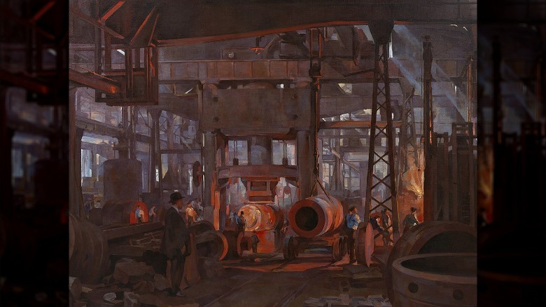 interior of factory