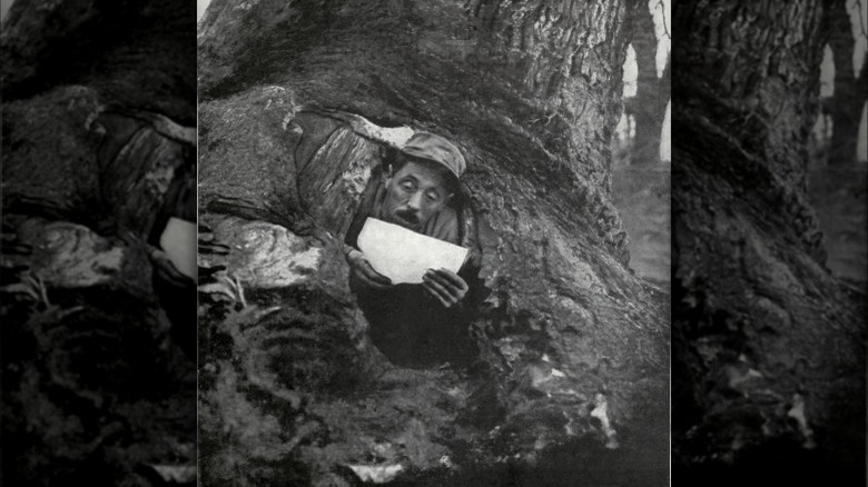 ww1 soldier reading