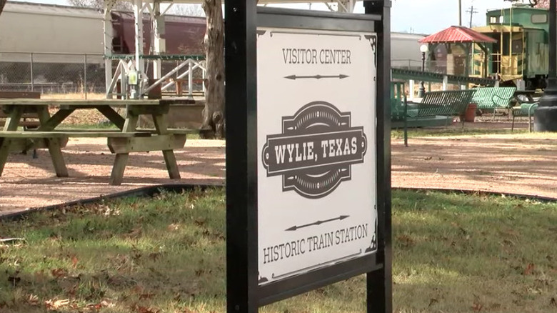 sign for Wylie, Texas