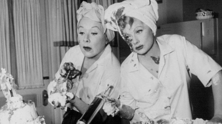 Lucille Ball and Vivian Vance in "The Lucy Show"