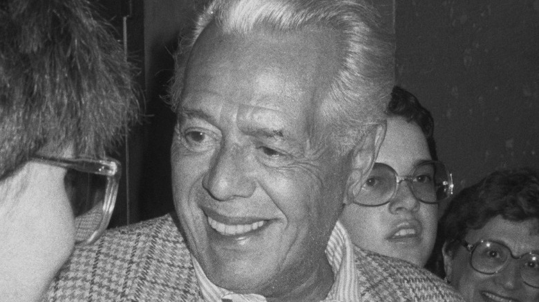 Elderly Desi Arnaz smiling