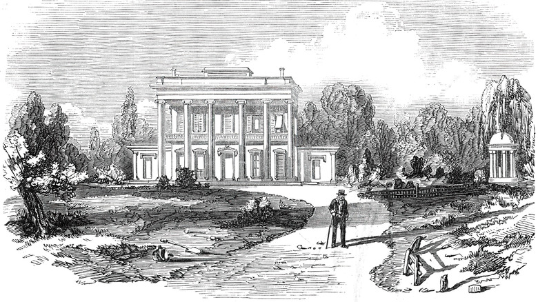 Illustration of Andrew Jackson's home