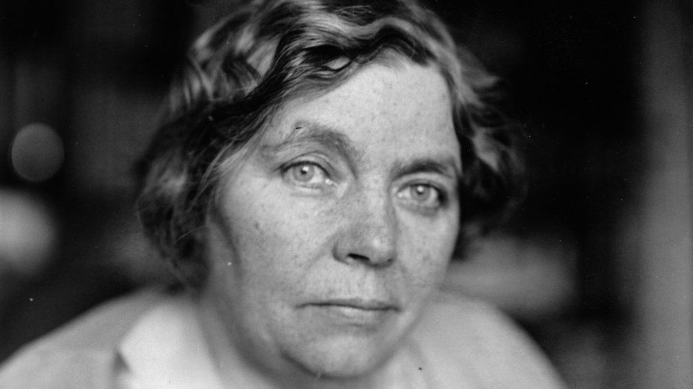 Portrait of Helene Stöcker. Feminist and Writer. November 7th 1929.