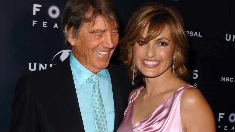 Mariska Hargitay and her father, Mickey, at awards show