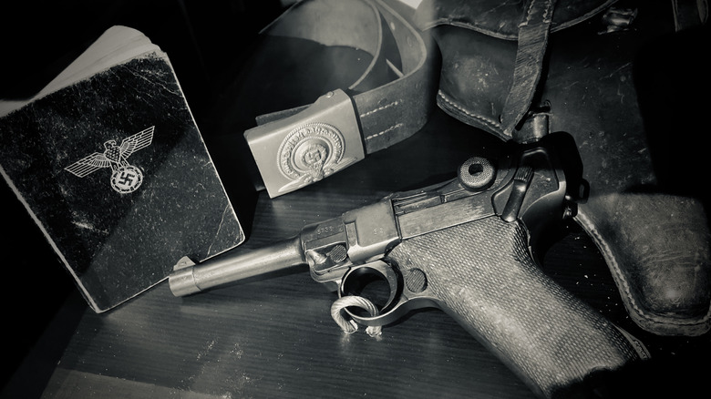 German Luger and Nazi Paraphernalia