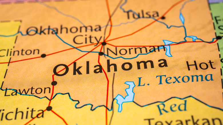 map of oklahoma 