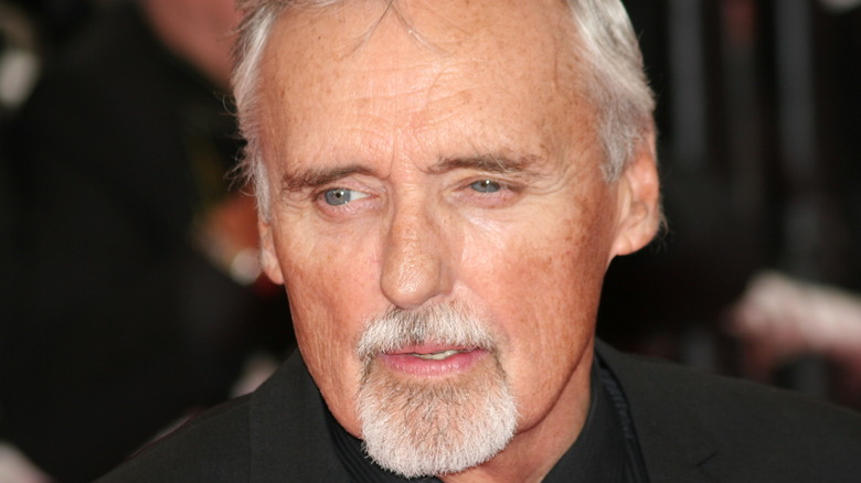 Dennis Hopper looking serious