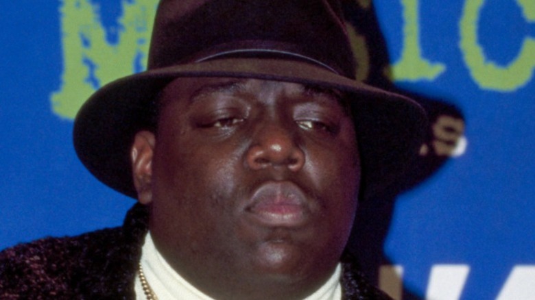 Biggie Smalls at the Billboard Music Awards in 1995