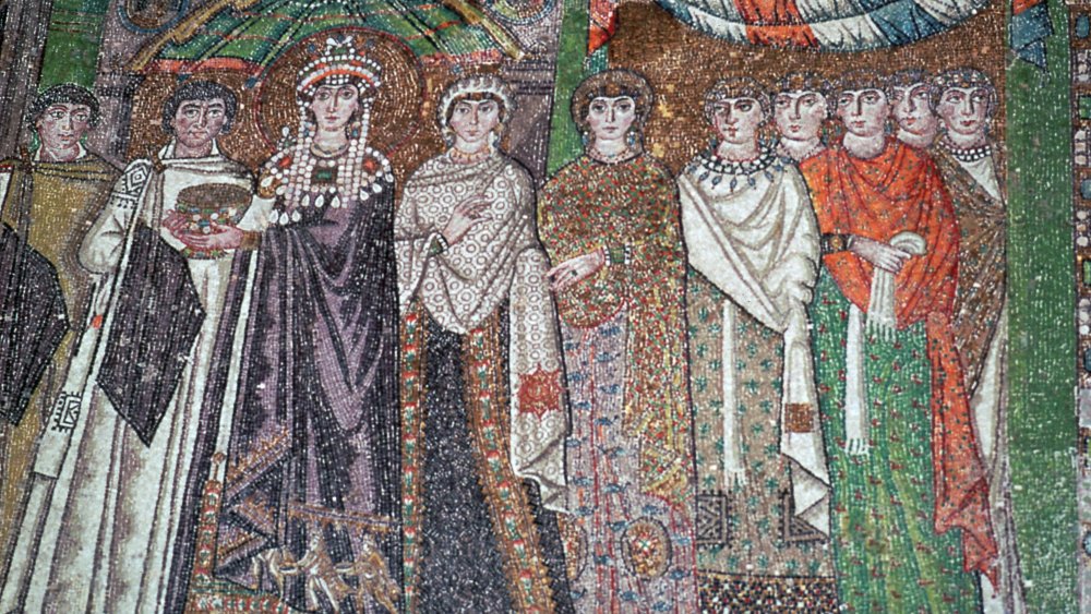 Empress Theodora and her court