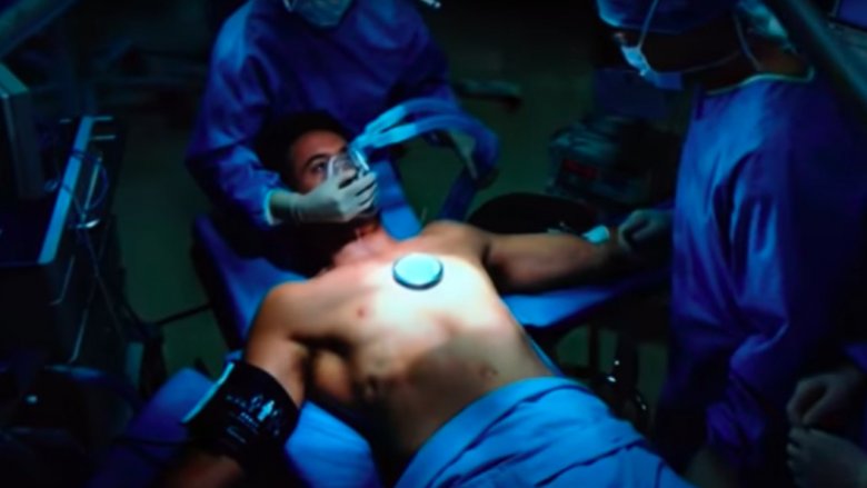 Tony Stark's heart surgery