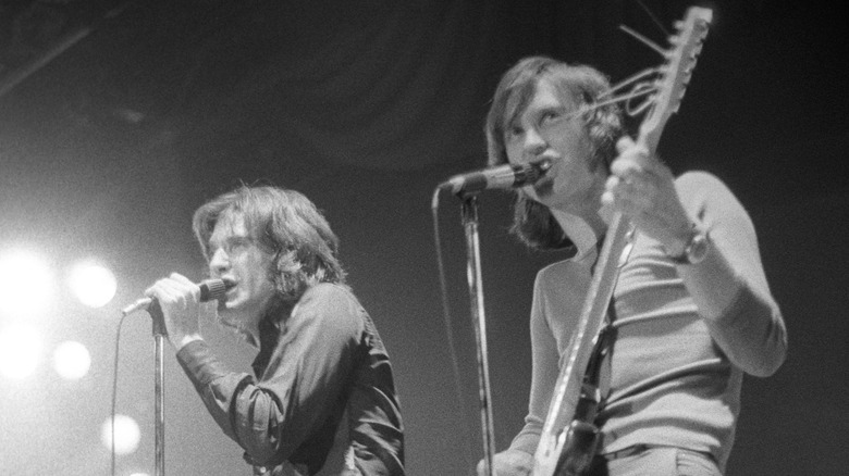 Ray and Dave Davies of The Kinks performing