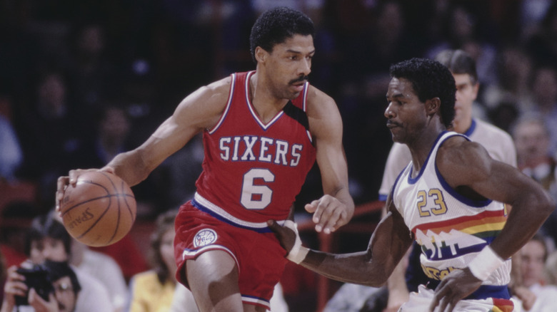 Dr J on the court